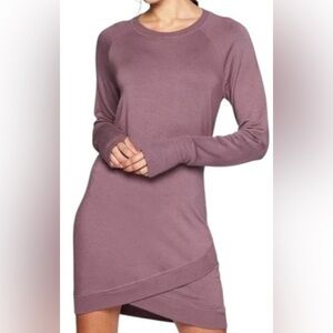 Athleta Criss Cross Modal Sweatshirt Dress